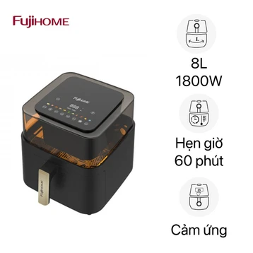 Nồi chiên không dầu Fujihome A8DG2 8L